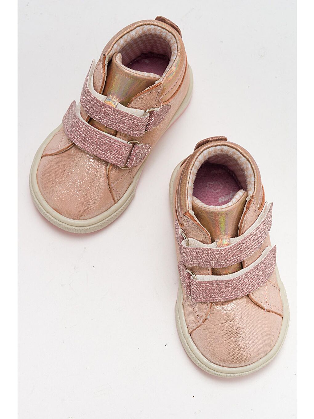 Pembe Kız Bebek Pudra Hakiki Deri Anatomik İlk Adım Bot-2