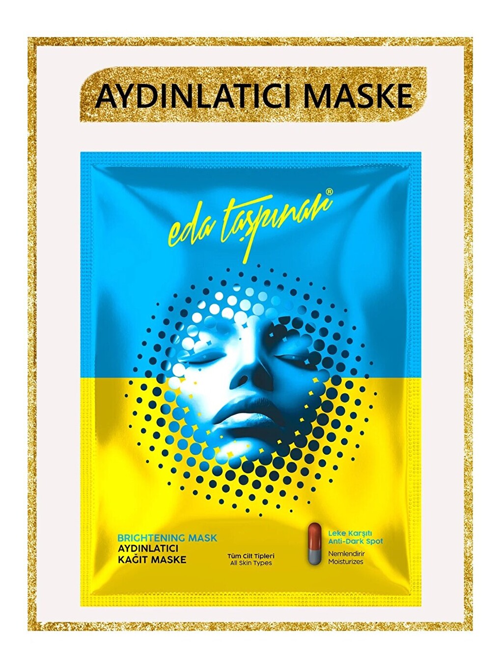 Aydınlatıcı Maske Nemlendirici Pürüzsüz Cilt Parlak Görünüm (egy0012)