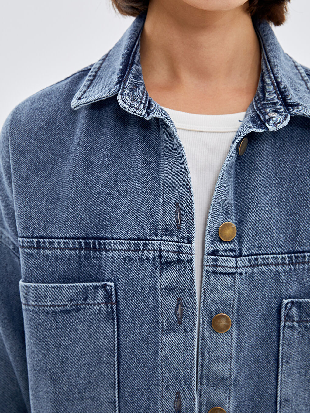 KOOR Indigo Denim Ceket - 3