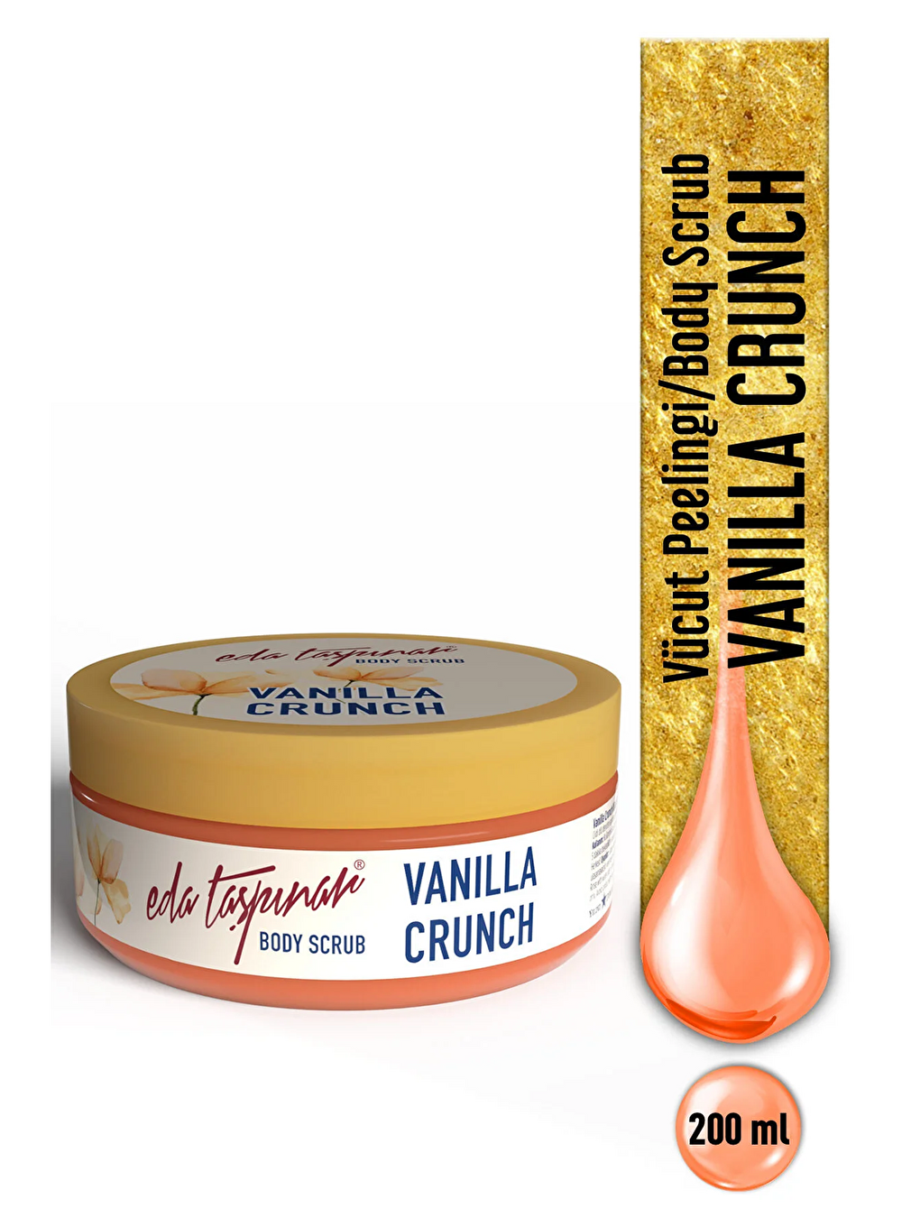 Vanilla Crunch Vanilya Vücut Peelingi, Büyüleyen Cilt Bakım Serisi, Sen De Büyüle Herkesi!, 300 Gr