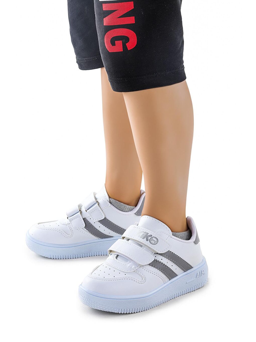 Beyaz 1740 Günlük Cırtlı Erkek Çocuk Spor Ayakkabı