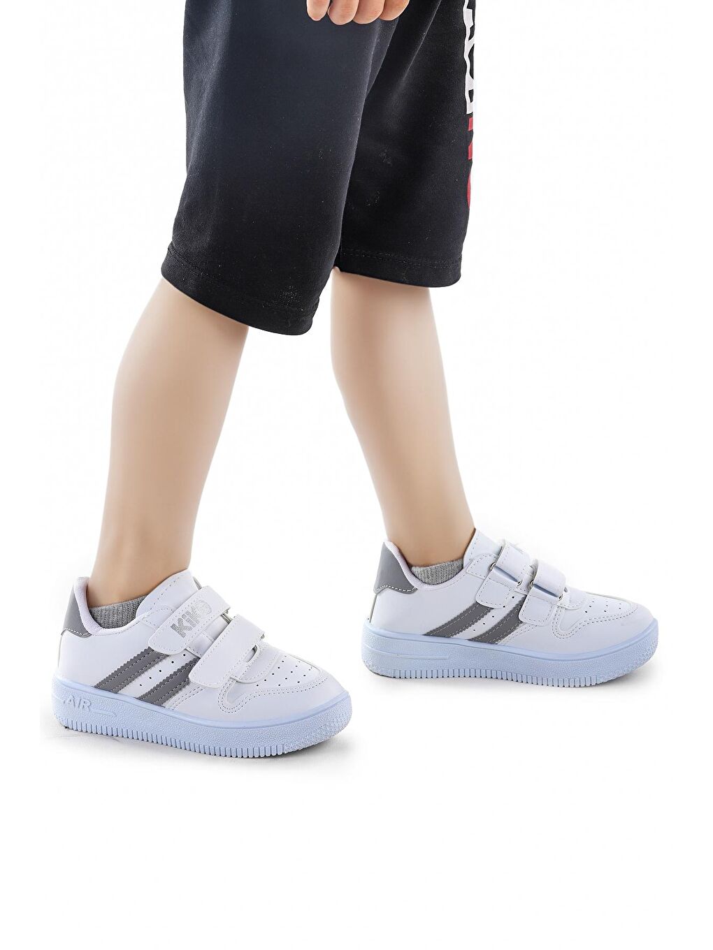 Beyaz 1740 Günlük Cırtlı Erkek Çocuk Spor Ayakkabı-1