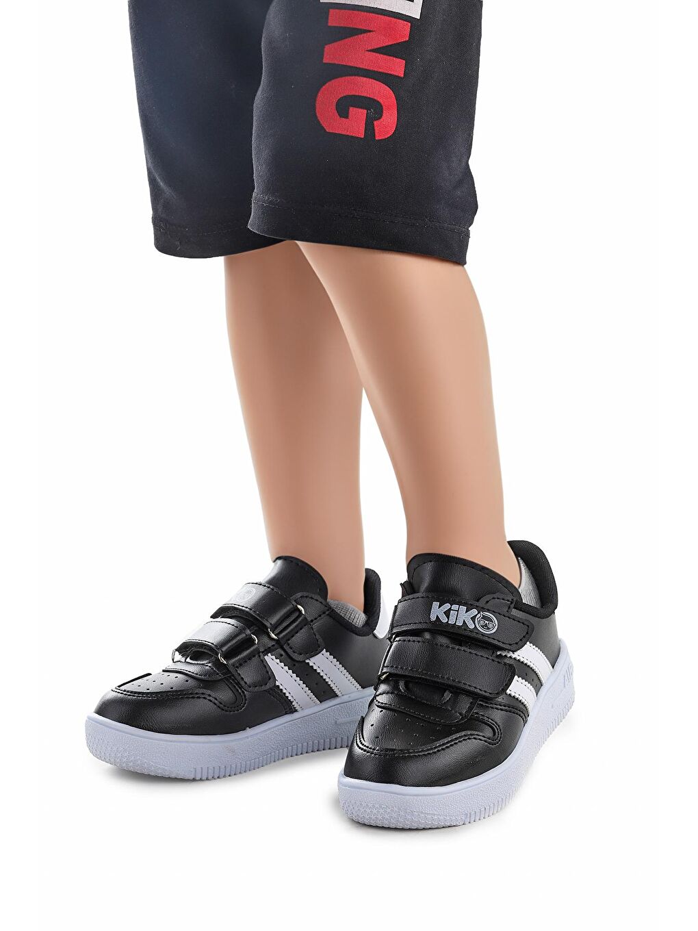 Siyah 1740 Günlük Cırtlı Erkek Çocuk Spor Ayakkabı-2