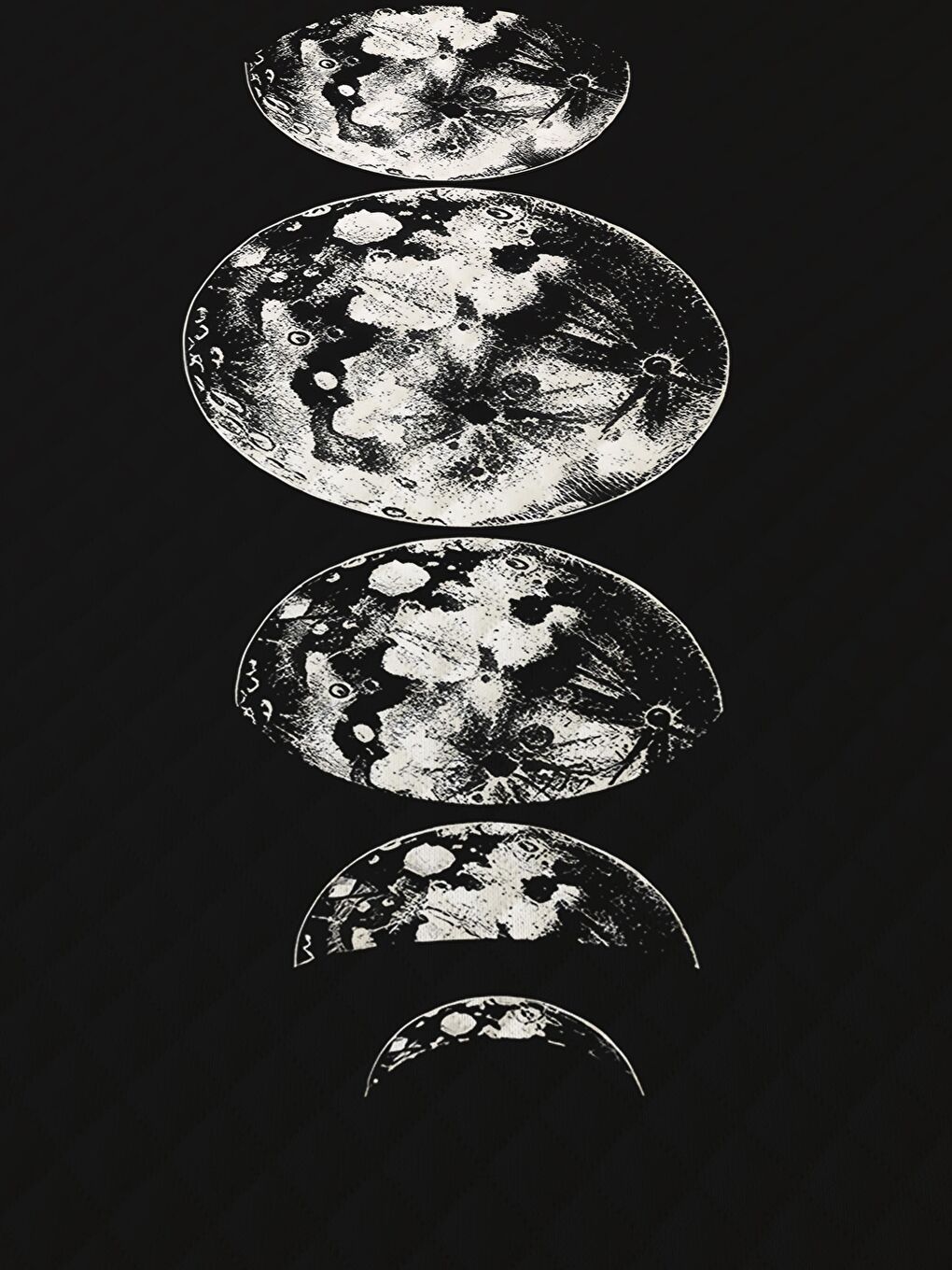 Karışık Ay Desenli Soft Baskılı Tek Kişilik 150x220 Cm-1