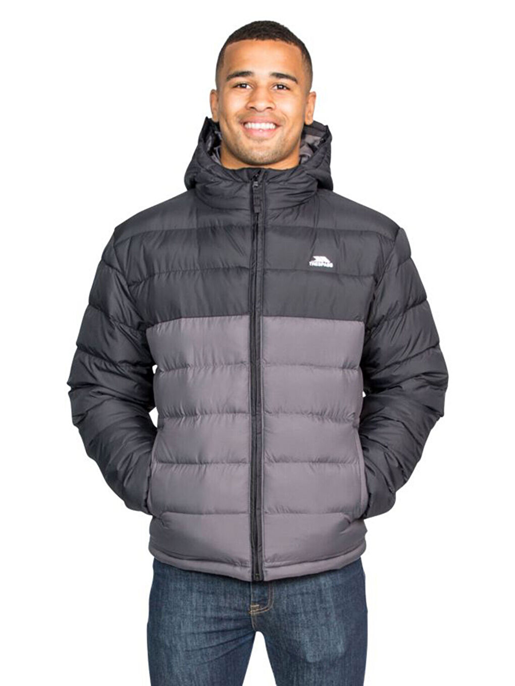 Oskar - Padded Erkek Siyah Outdoor Mont ve Ceketi