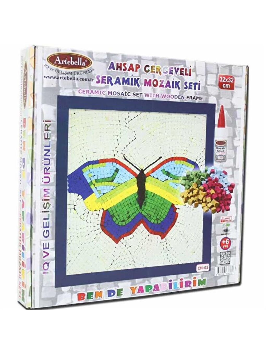 Artebella Karışık Seramik Mozaik Set 32x32cm CM-03