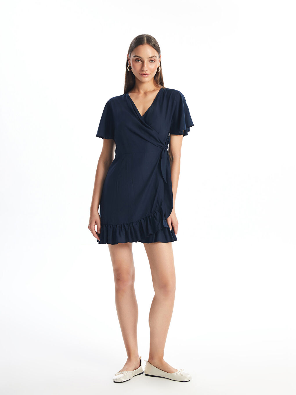 KOOR Lacivert Luna Navy Elbise - 2