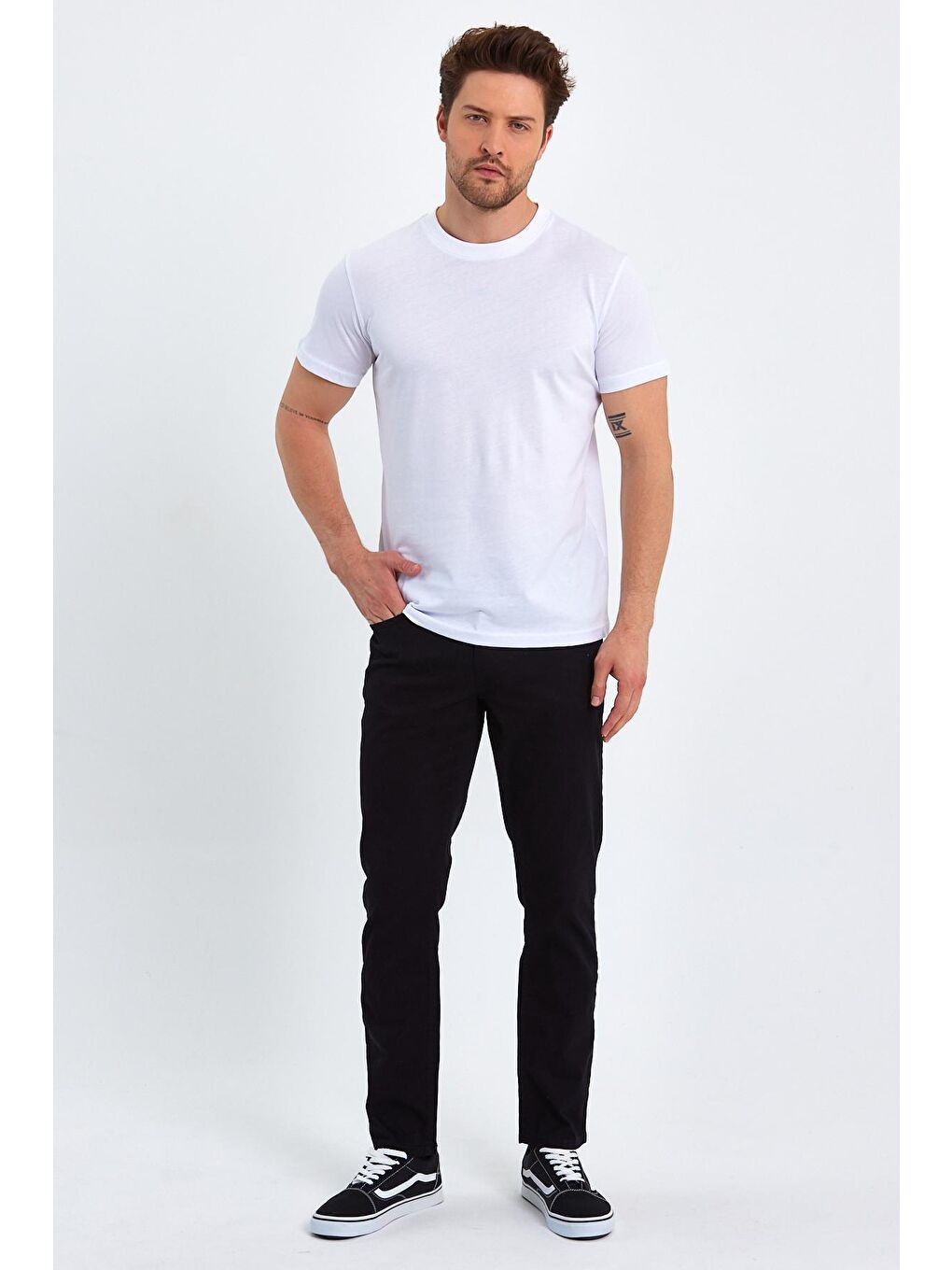 Rodi Siyah Erkek Gabardin Pantolon Slimfit Arjen 634 - 1