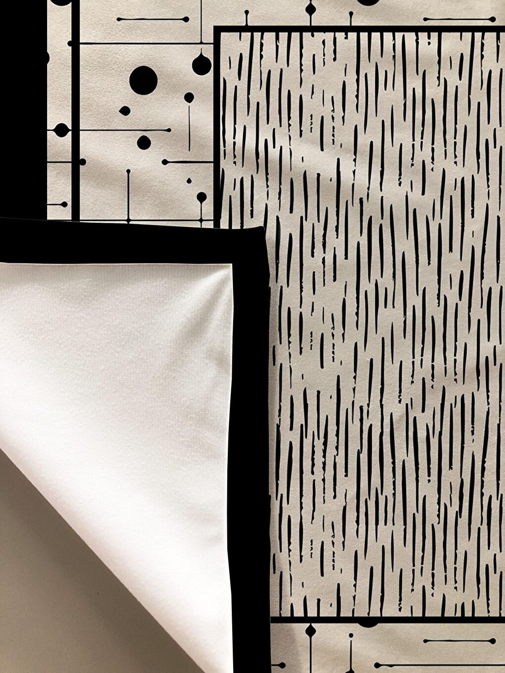 Evmila Karişik Modern Desenli Masa Örtüsü Renkli - 1