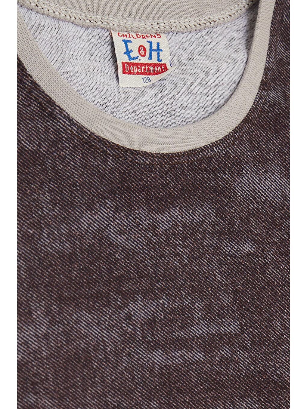 Erkek Çocuk Pijama Takımı Desenli Kahverengi (4-8 Yaş)-4