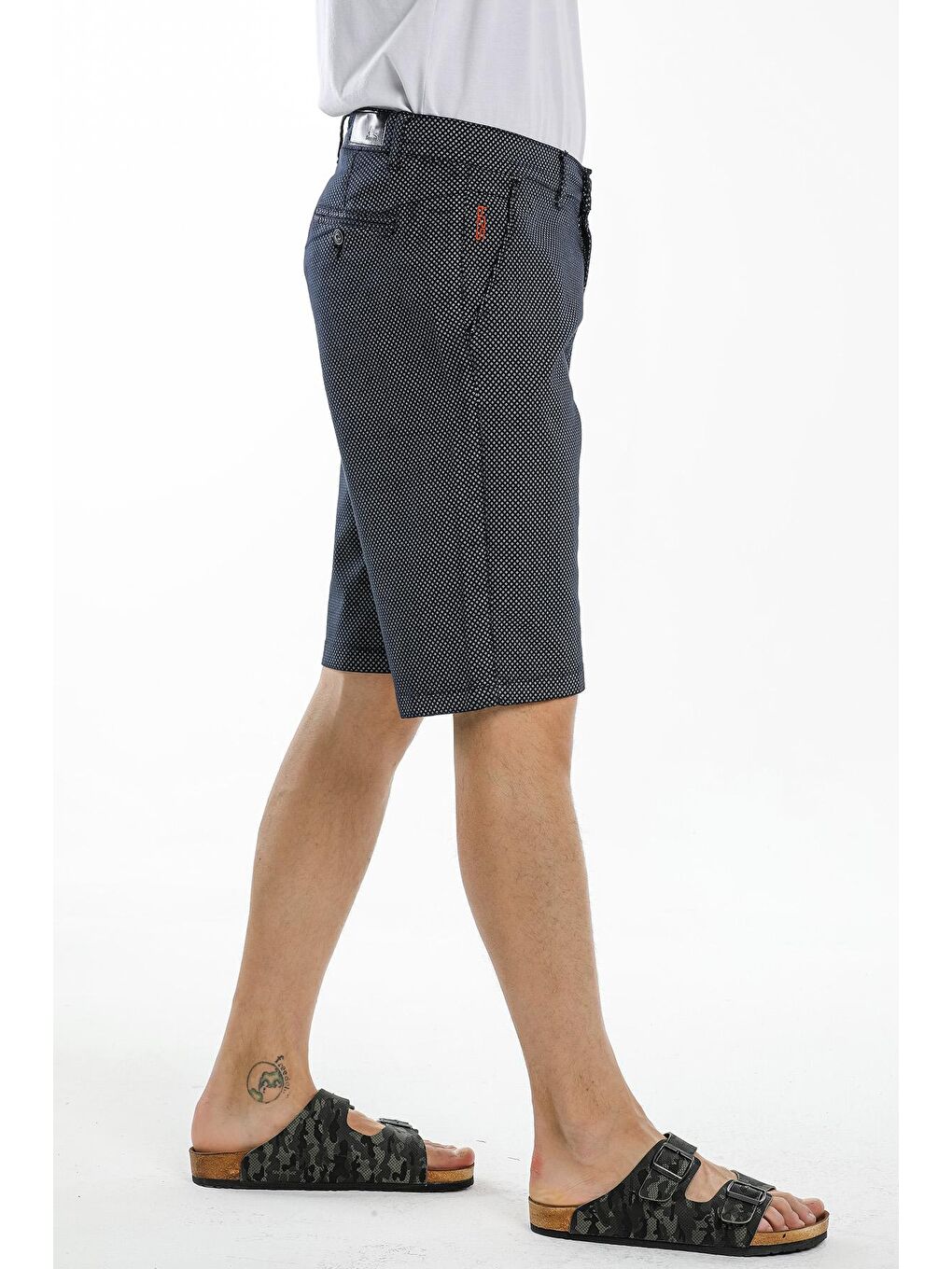 ROY Erkek Kargo Şort Lacivert-3