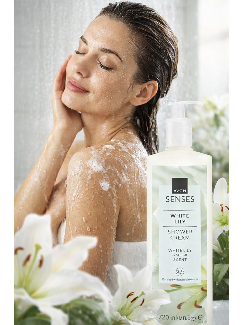 Senses White Lily Beyaz Zambak Kokulu Duş Jeli 720 Ml. Üçlü Set-2