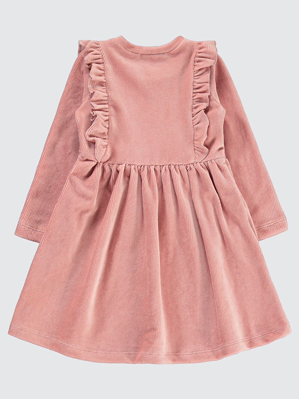Pembe Girls Kız Çocuk Elbise 2-5 Yaş Koyu Pudra-1