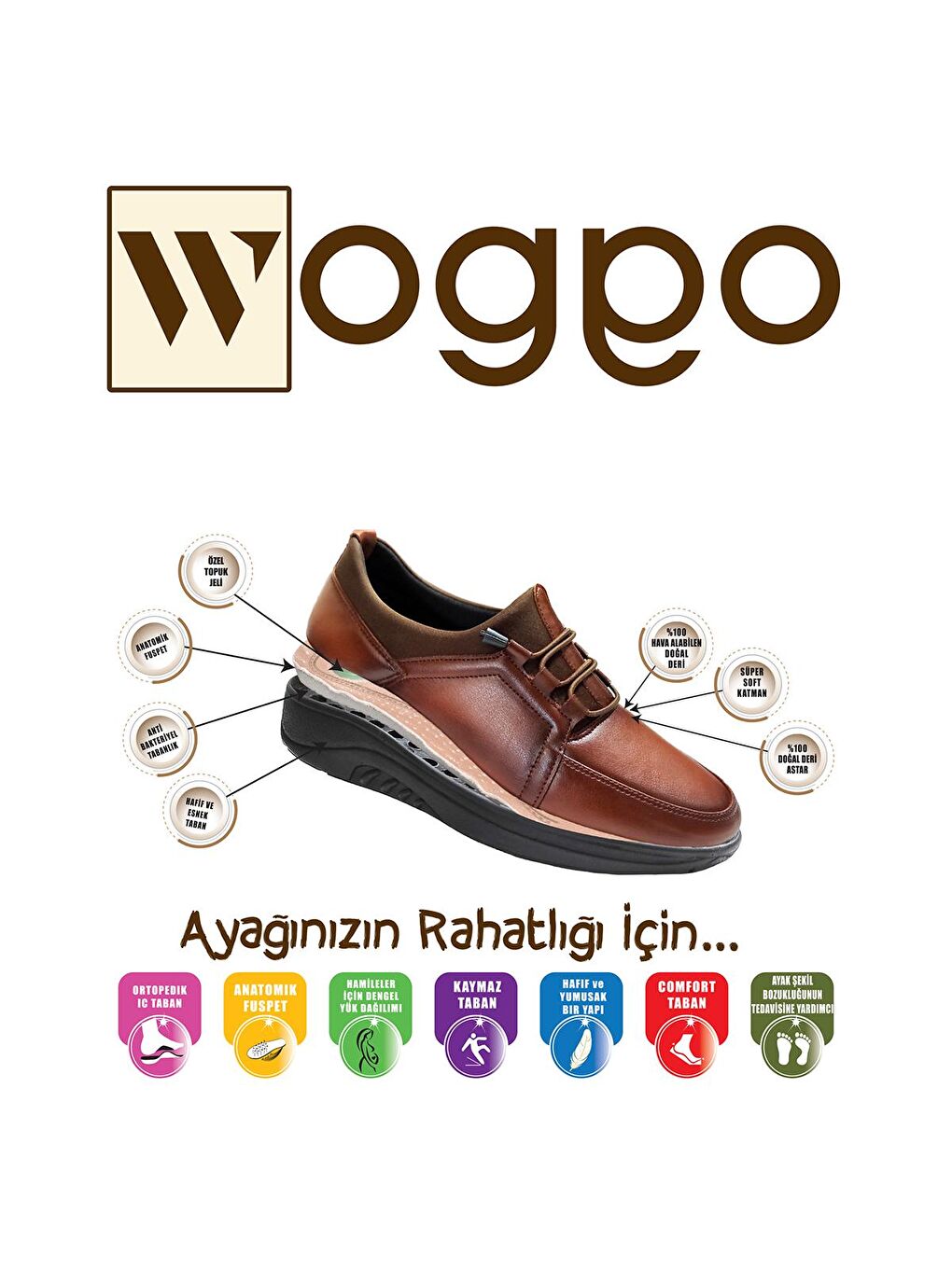 Bej Rahat Konfor Özel Topuk Jeli Anne Günlük Ayakkabı P 58-6