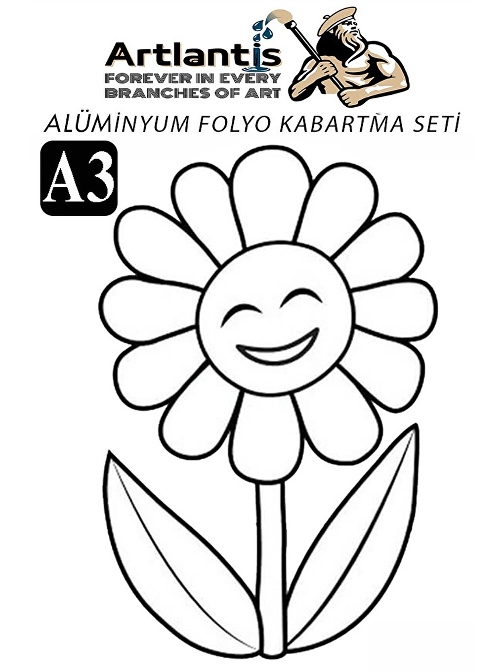 Alüminyum Folyo Kabartma Seti A3 30x40 Cm 1 Paket Aliminyum Folyo Seti Kabartma Seti Sanatsal Hobi