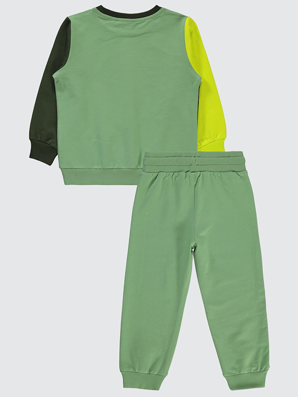 Boys Erkek Çocuk Eşofman Takımı 2-5 Yaş Açık Haki-1