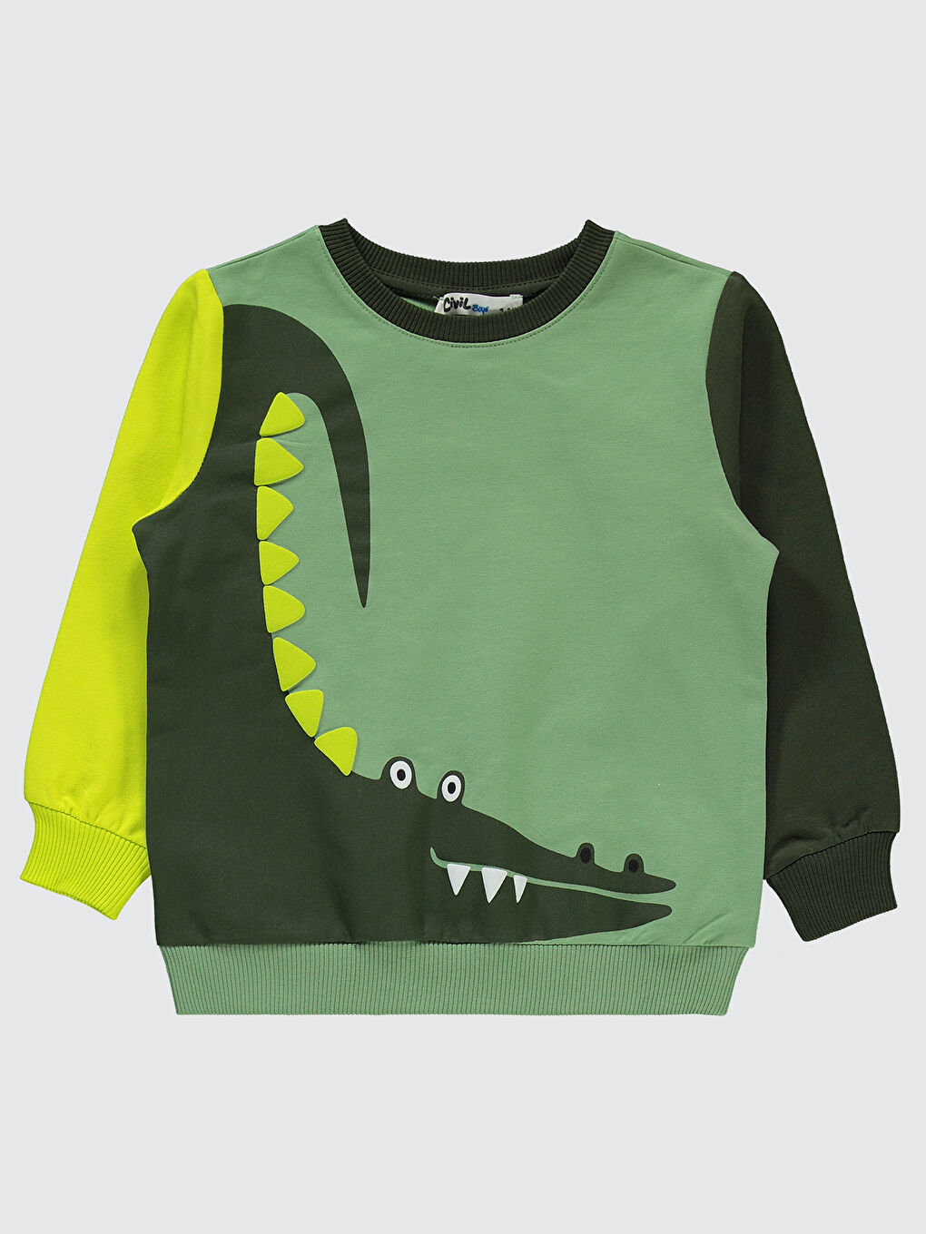 Boys Erkek Çocuk Eşofman Takımı 2-5 Yaş Açık Haki-2