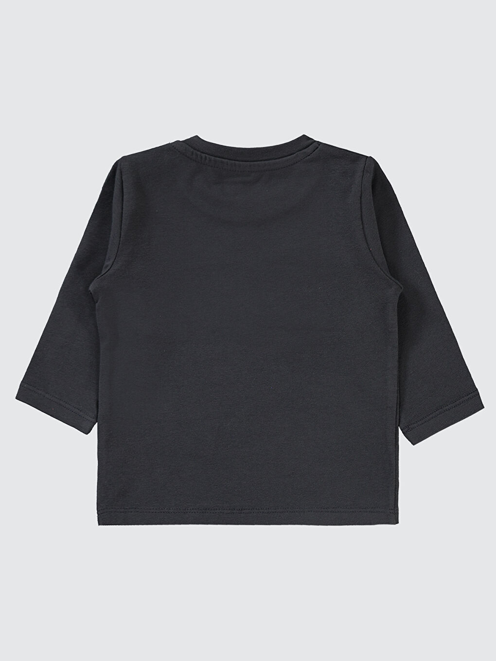 Gri Kız  Bebek Sweatshirt 6-18 Ay Füme-1