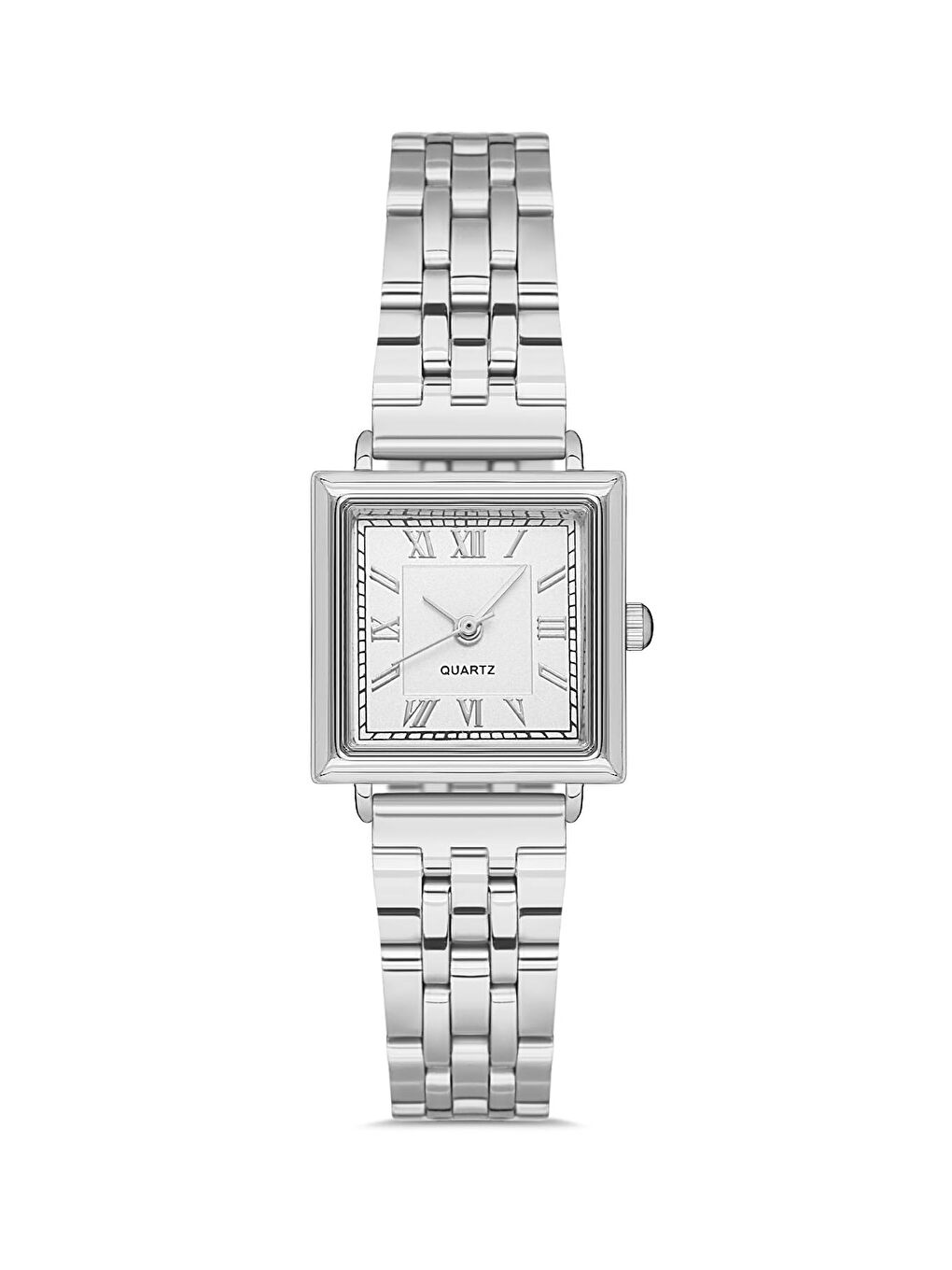 Gri Metal Gümüş Kadın Kol Saati