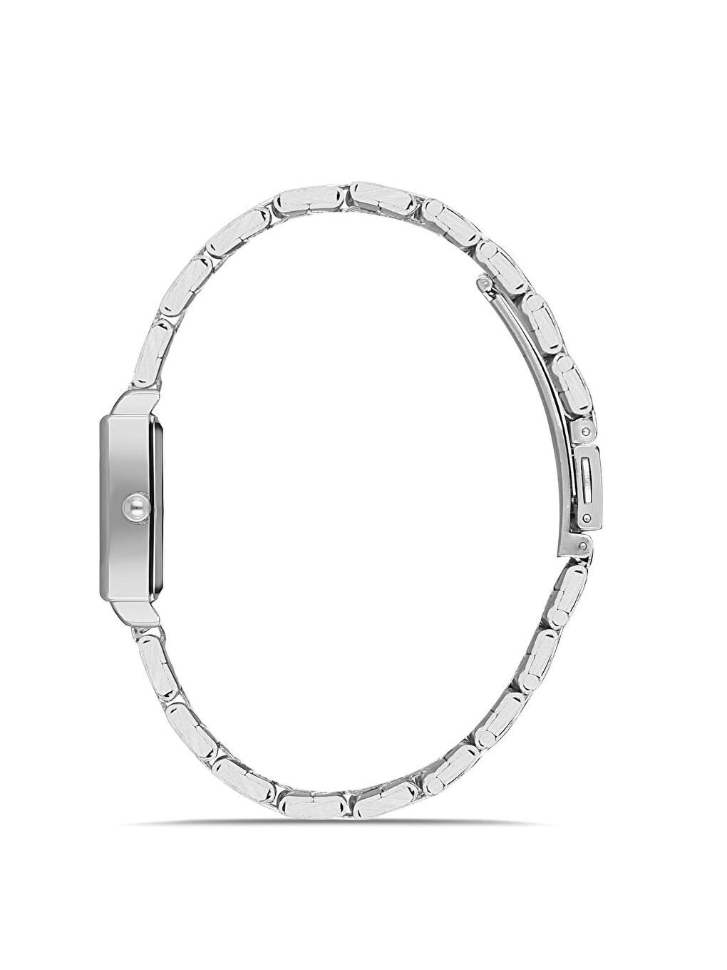 Gri Metal Gümüş Kadın Kol Saati-1