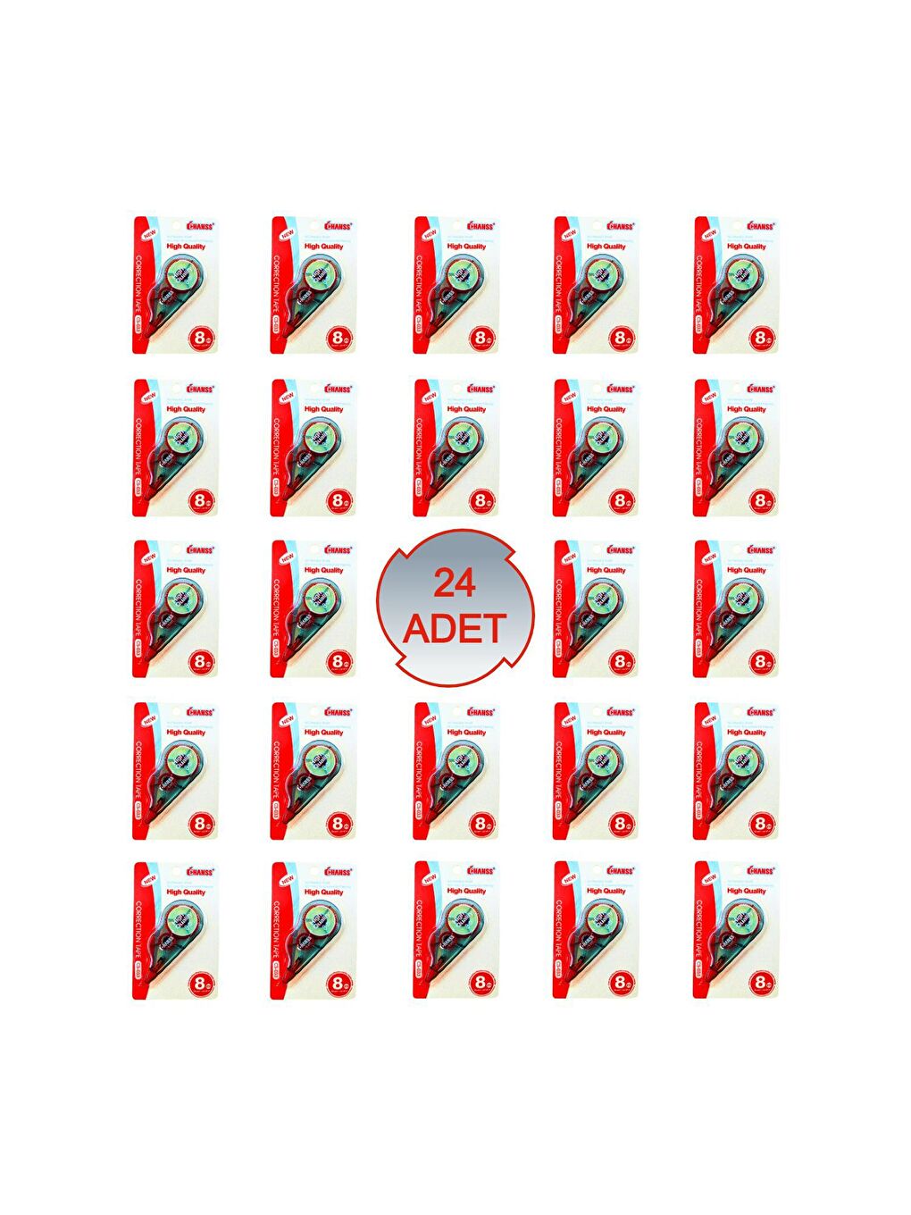 Şerit Silici(Daksil) 5mmx8mm 24 Adet CS-033