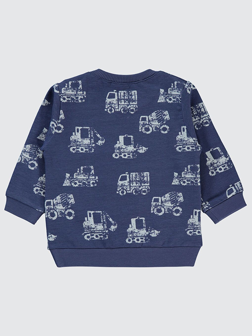 Baby Erkek Bebek Sweatshirt 6-18 Ay İndigo-1