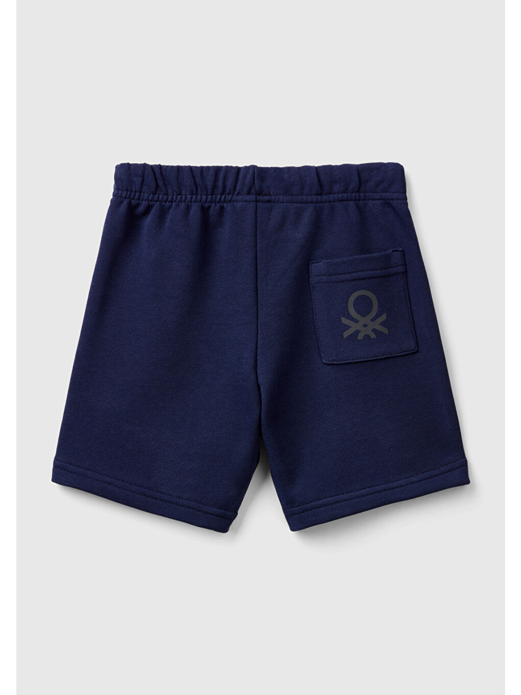 Erkek Çocuk Lacivert Arka Cebi Logolu Sweat Şort-1