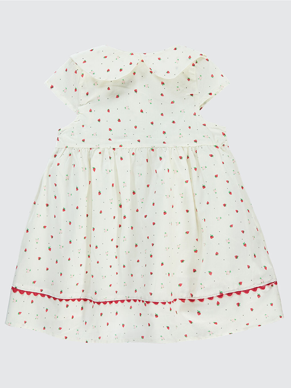 Baby Kız Bebek Elbise 6-18 Ay Kırmızı-1