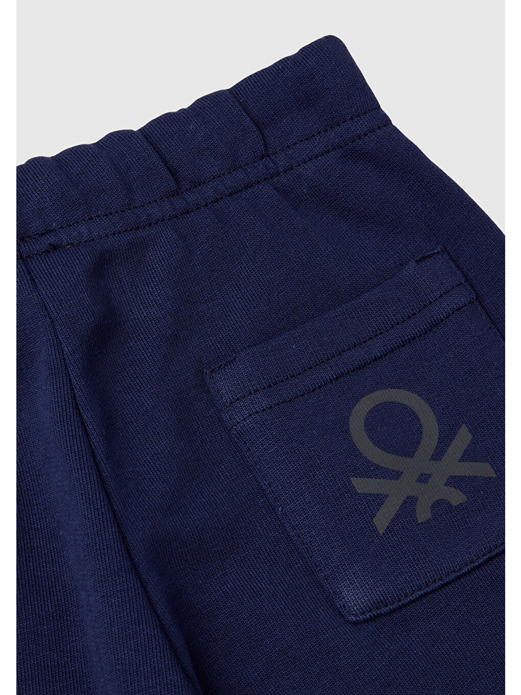 Erkek Çocuk Lacivert Arka Cebi Logolu Sweat Şort-2