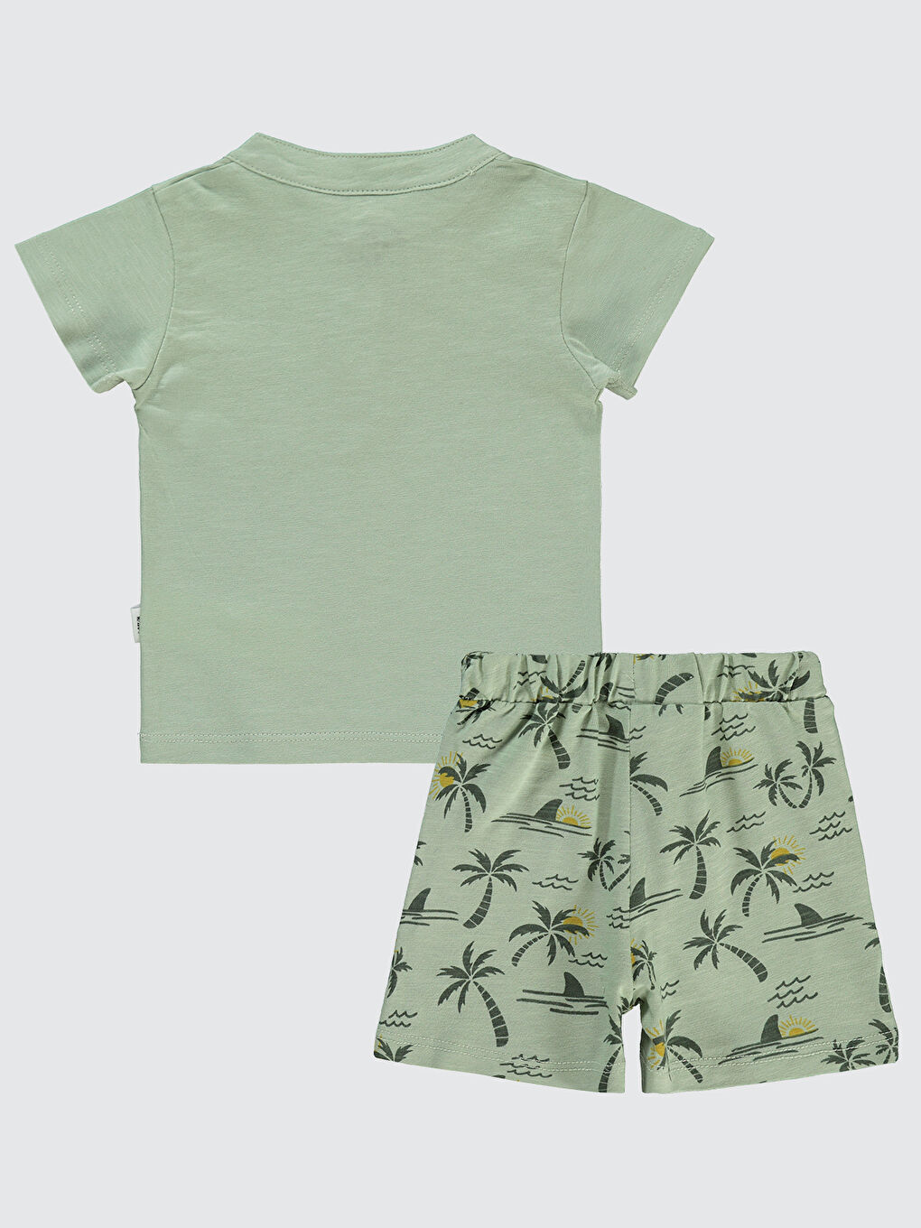 Erkek Bebek Takım 6-18 Ay Açık Haki-1