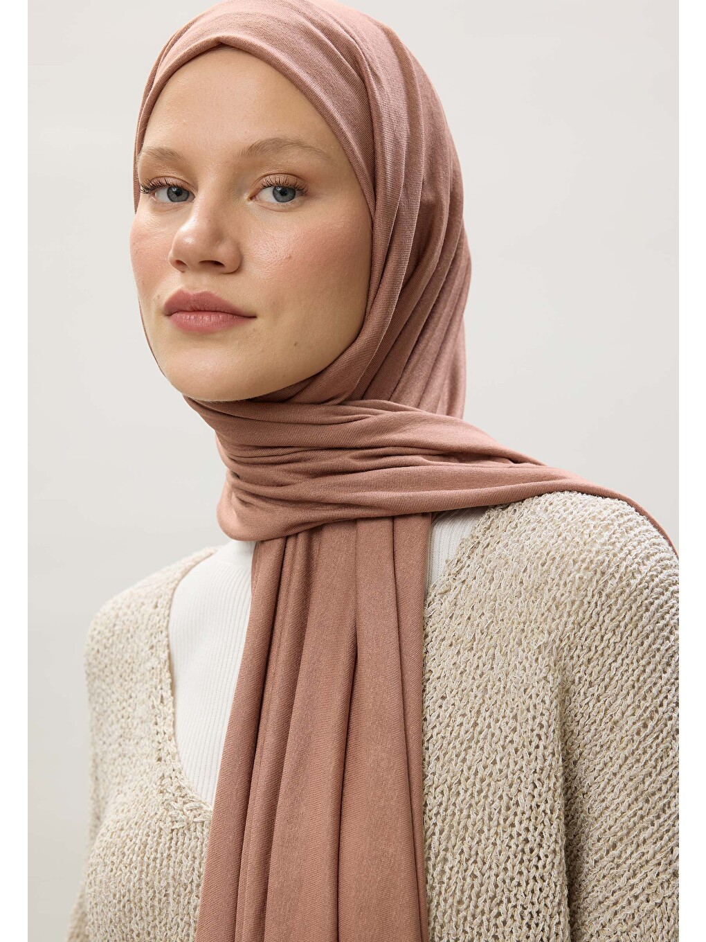 Penye Şal Soft Pembe-3