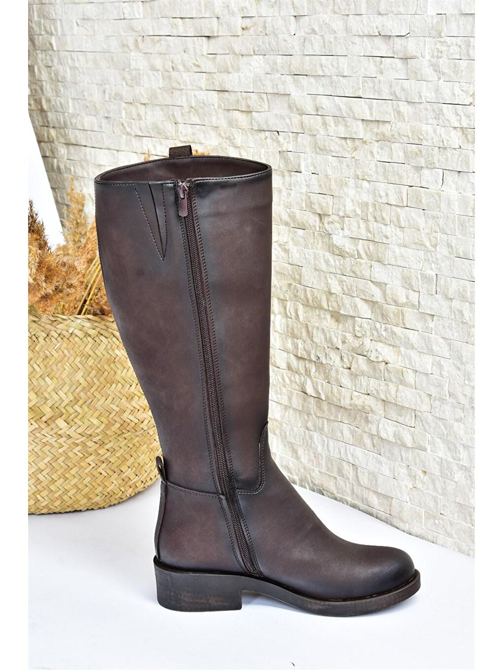 J674272109 Kahverengi Kadın Çizme-4