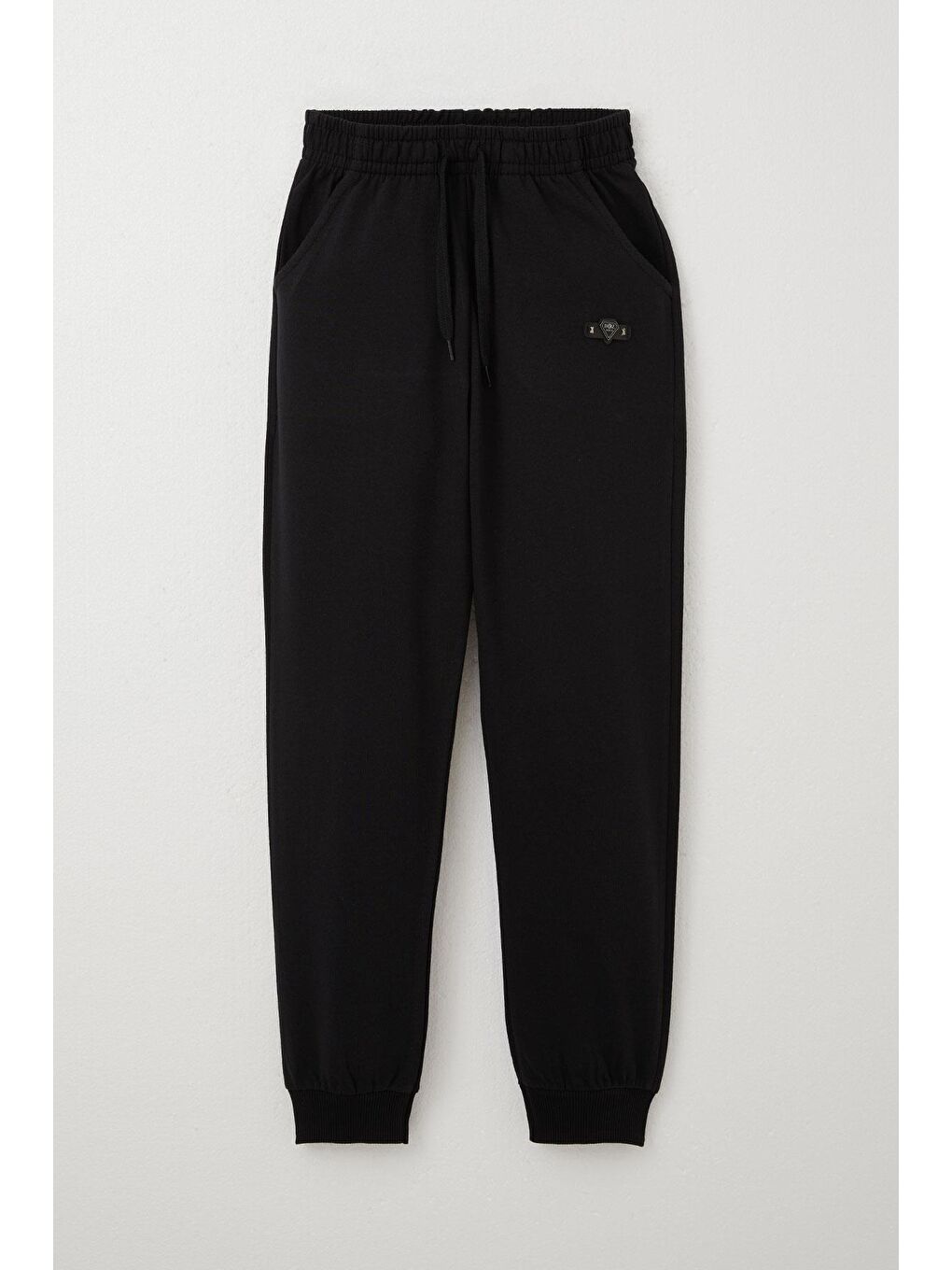 Erkek Çocuk Alt Bağcık Aksesuarlı Armalı Cepli Siyah (4-6 Yaş)-3