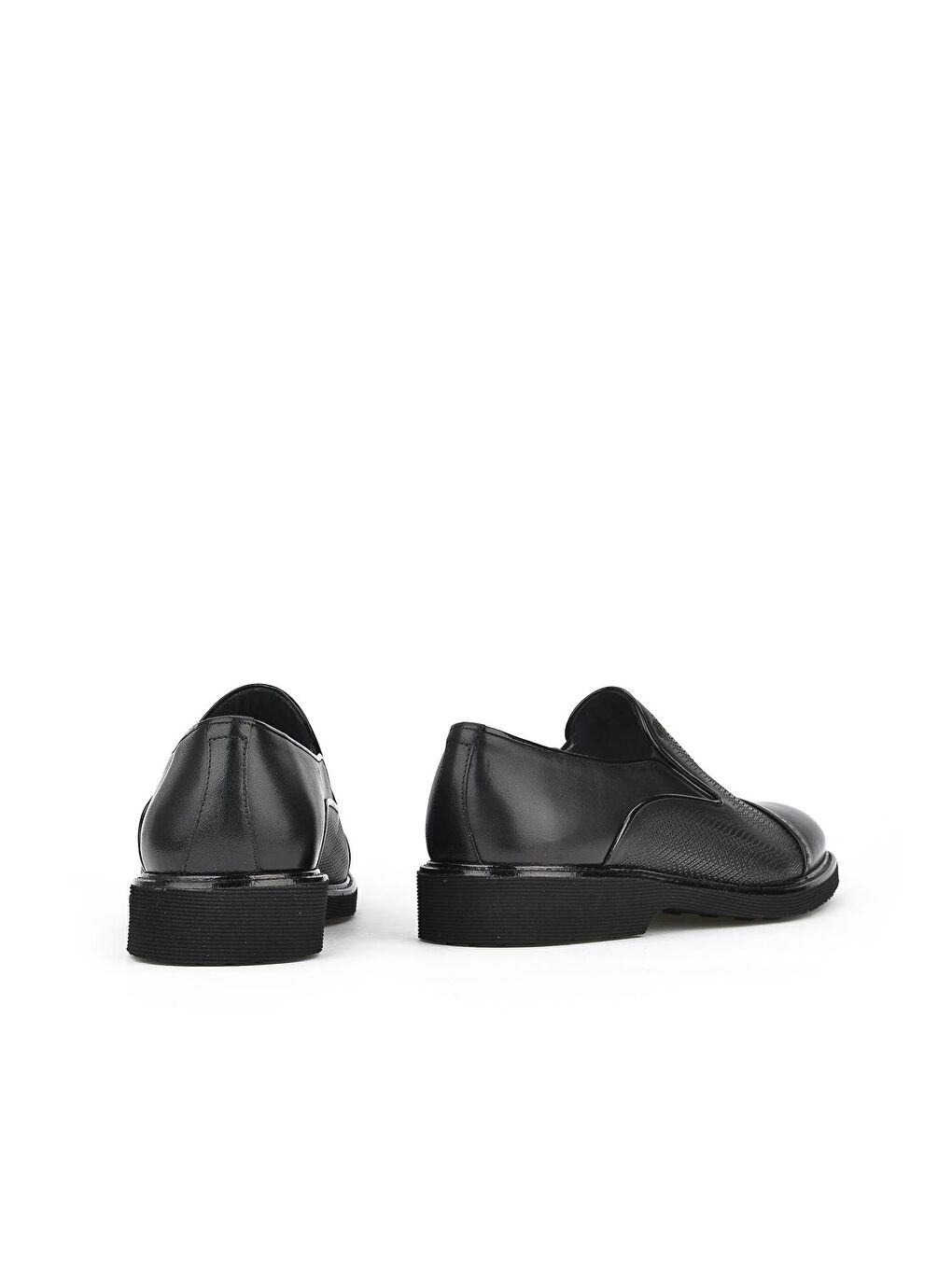 Erkek Hakiki Deri Ayakkabı 131299Z3445 Siyah-2