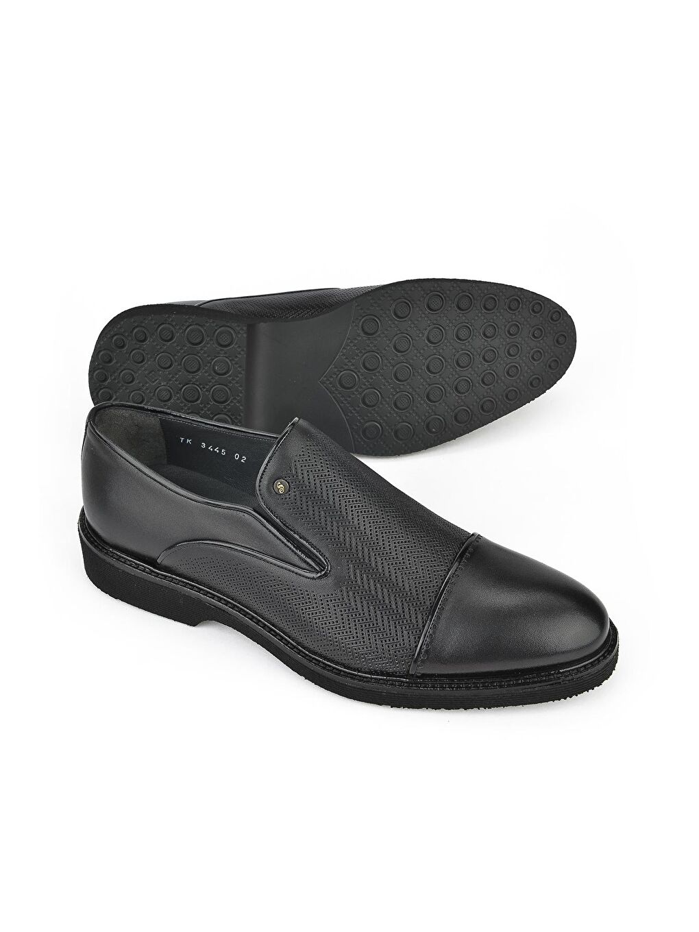 Erkek Hakiki Deri Ayakkabı 131299Z3445 Siyah-3