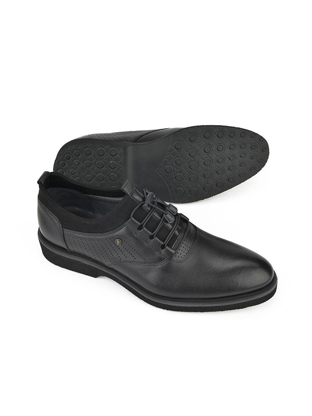 Erkek Hakiki Deri Ayakkabı 131299Z3435 Siyah-3