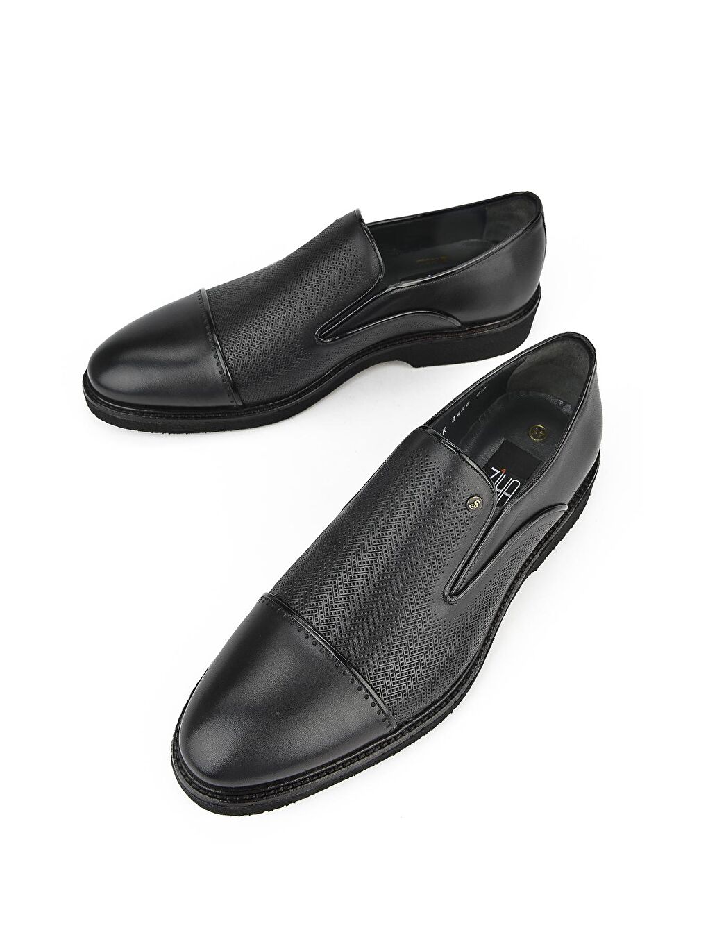 Erkek Hakiki Deri Ayakkabı 131299Z3445 Siyah-4