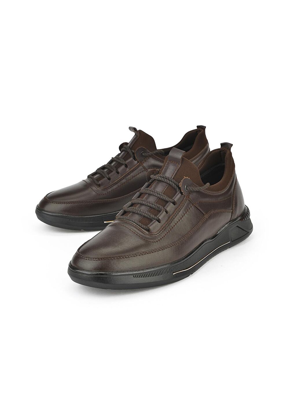Kahverengi Erkek Hakiki Deri Ayakkabı 13110Z7027 Kahve-4