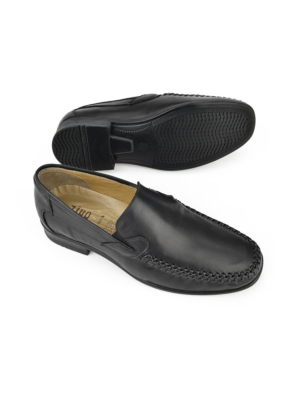 Erkek Hakiki Deri Ayakkabı 131122Z092 Siyah-3