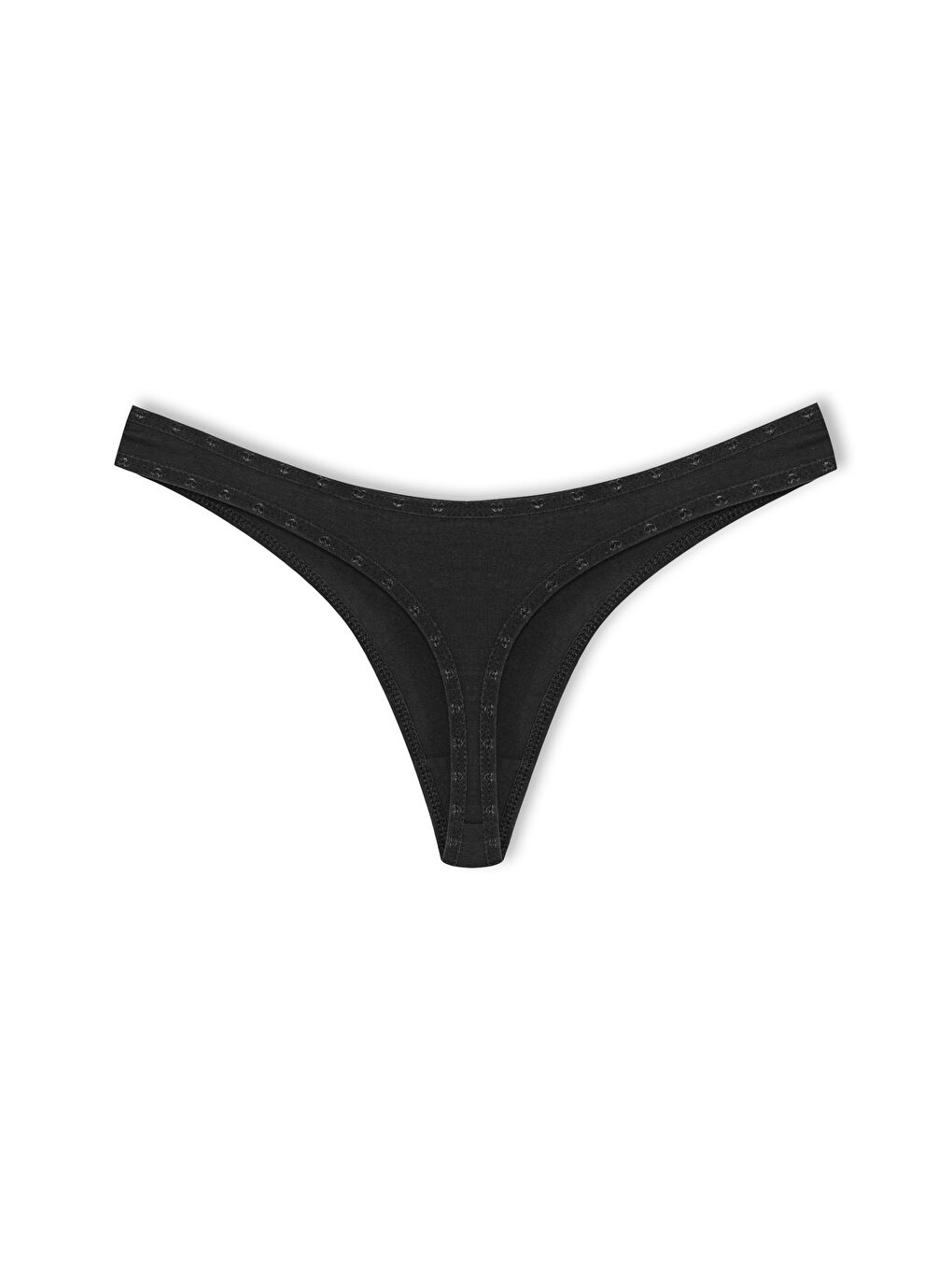 Bordo Pamuklu Kalpli Lastik Basic Tanga Kadın Külot 5'li-6