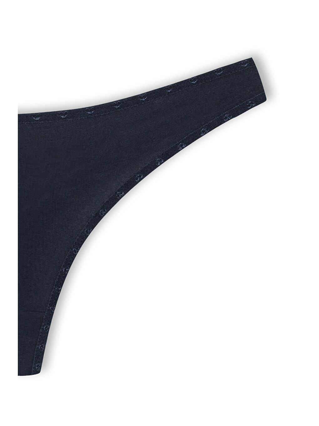 Karışık Pamuklu Kalpli Lastik Basic Tanga Kadın Külot 5'li-10