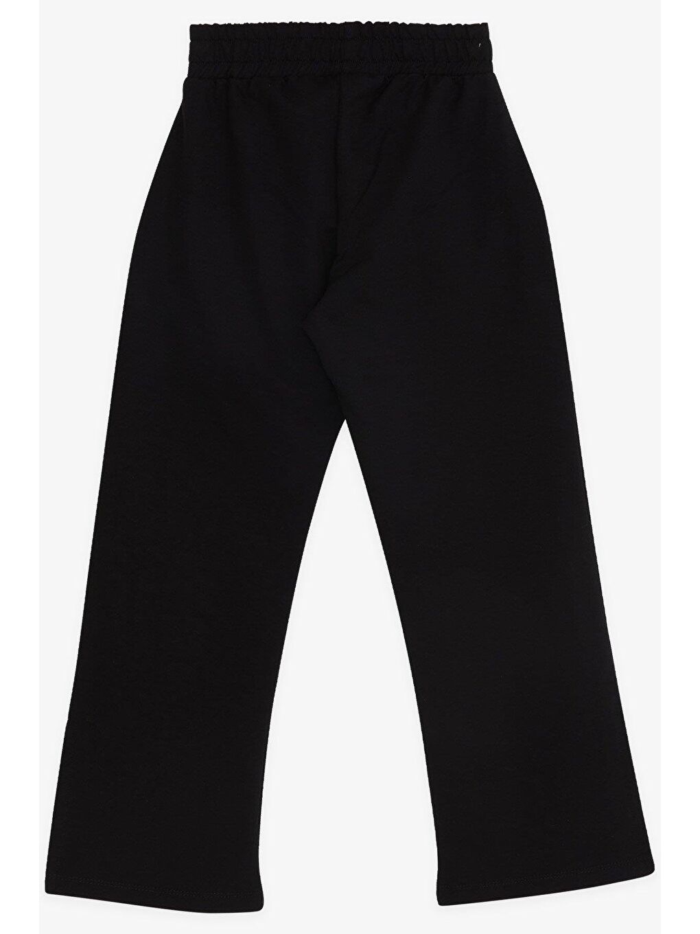 Kız Çocuk Eşofman Altı Paçası Yırtmaçlı Siyah (8-9 Yaş)-5