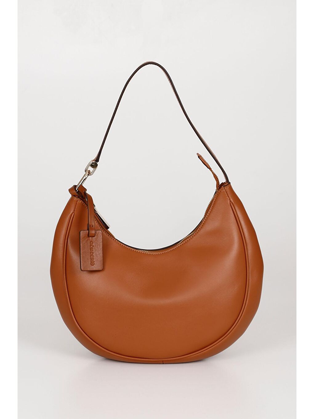 Siyah Platinum Hakiki Deri Orta Boy Kadın Omuz Çantası Q8148