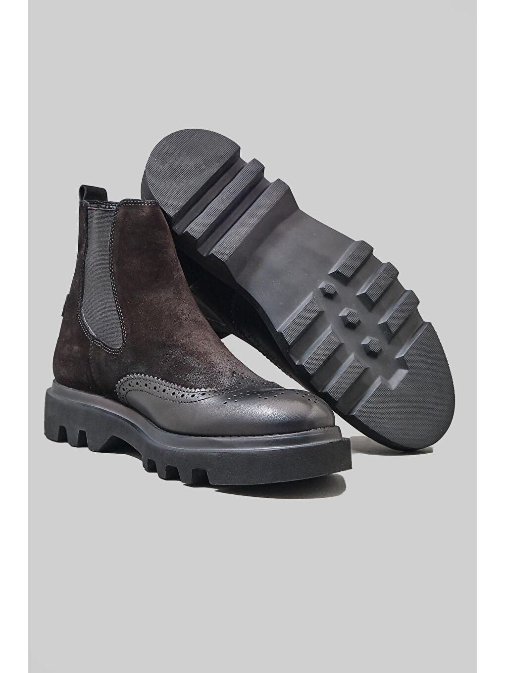 Siyah Costa Erkek Hakiki Deri Hafif Ve Rahat Kışlık Bot-3