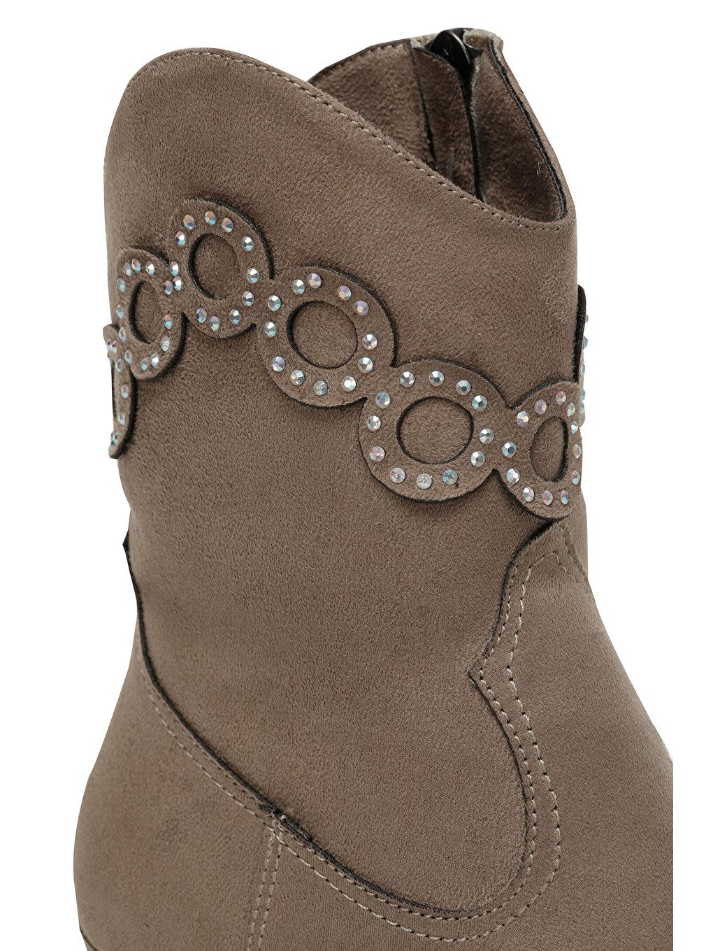 Bej JODI 2PR Vizon Kadın Kovboy Bot-3