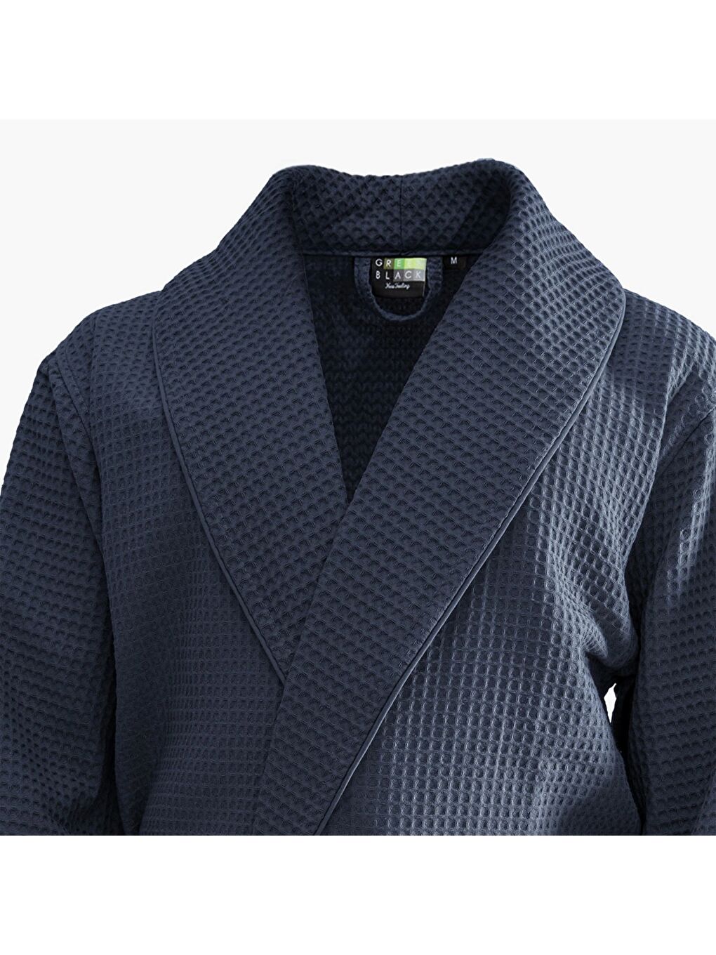 Afra Erkek Pike Bornoz %100 Pamuk Lacivert-1