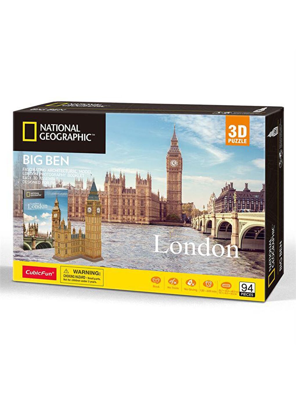 Cubic Fun Karışık 3D Puzzle National Geographic Serisi - Big Ben