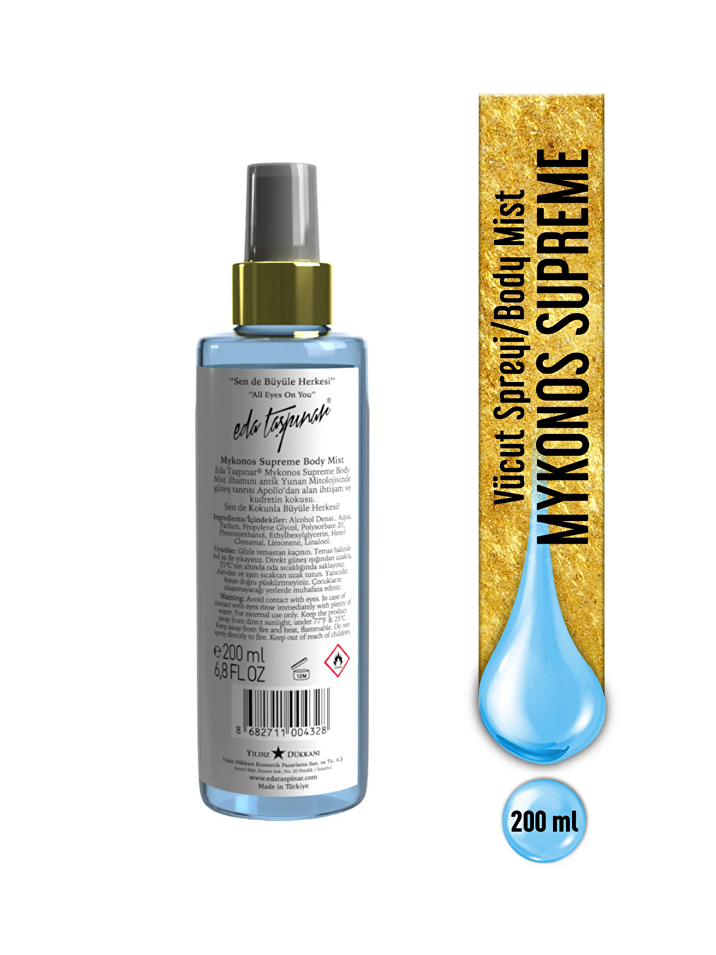 Mykonos Vücut Spreyi - 200 Ml Egy0019-1