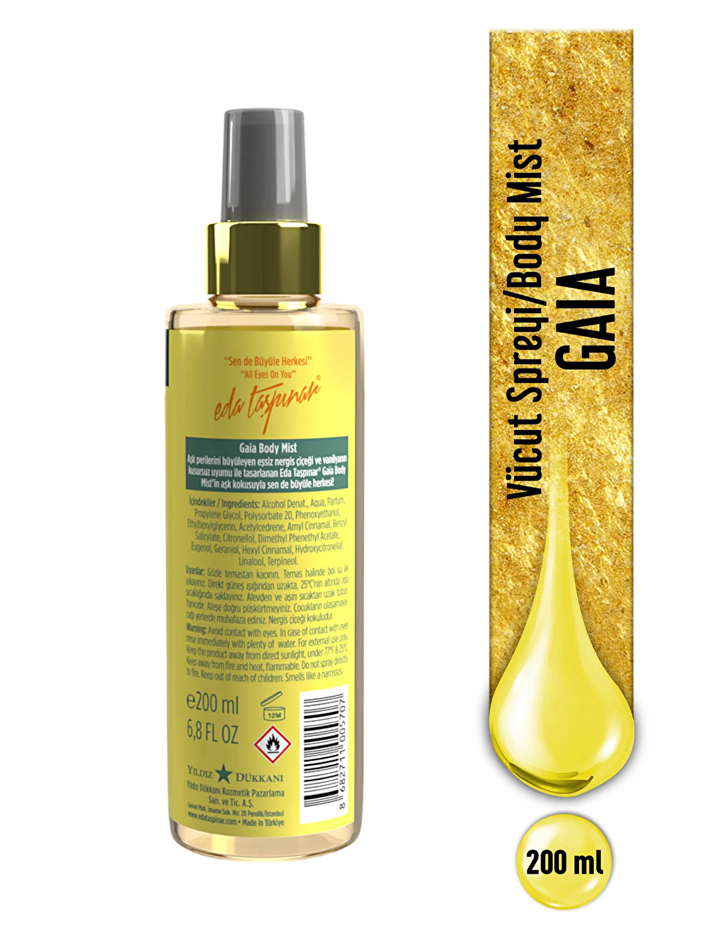 Gaia Body Mist - 200 Ml (egy0045)-1