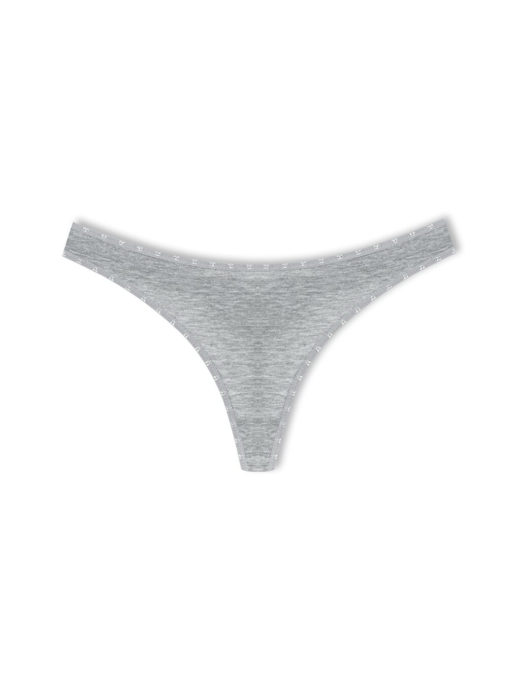 Karışık Pamuklu Kalpli Lastik Basic Tanga Kadın Külot 5'li-3